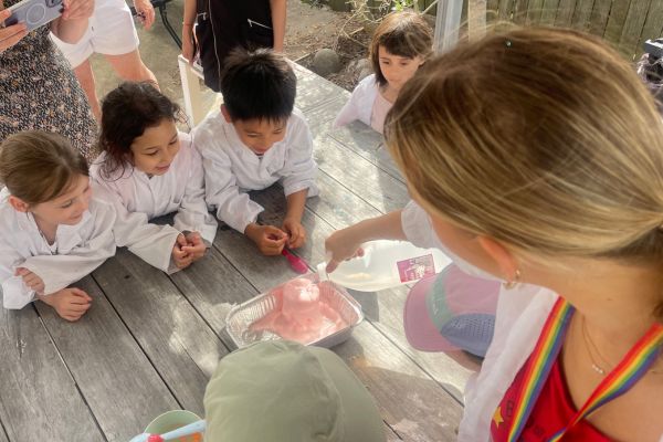 Science experiment group Science experiment